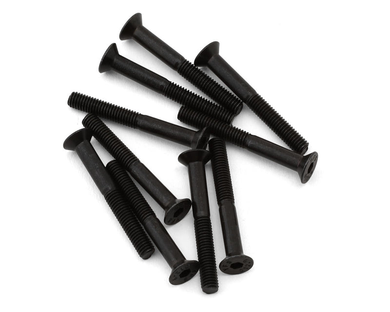EcoPower H-2210 3x25mm "High Strength" Steel Flat Head Screws (10 Pack)