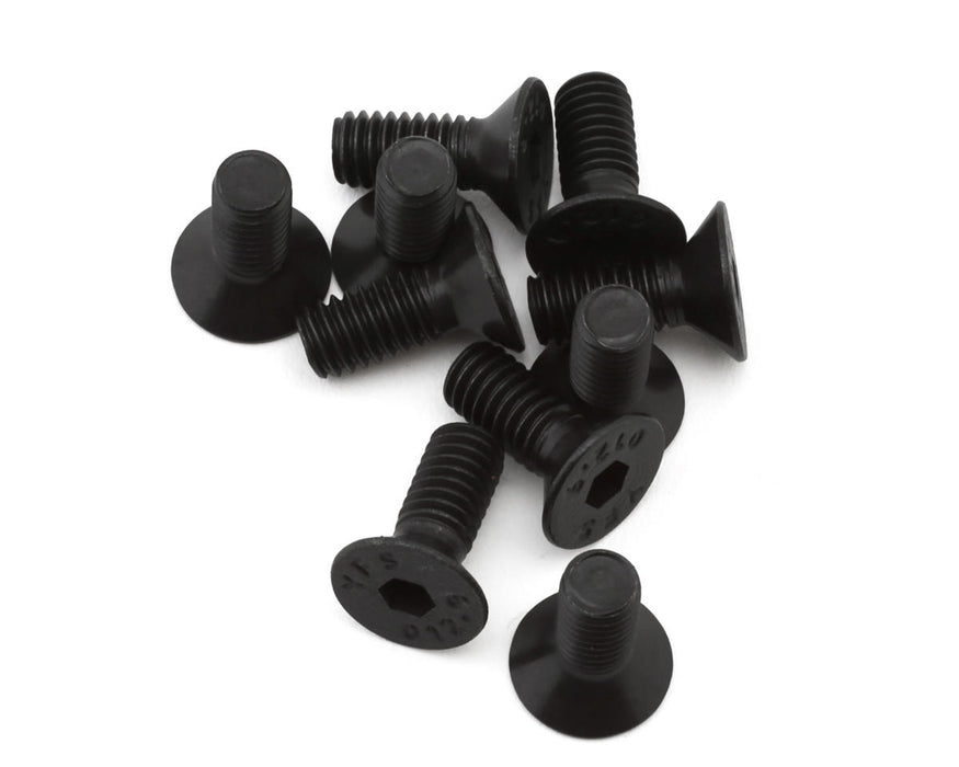 EcoPower H-2302 4x10mm "High Strength" Steel Flat Head Screws (10 Pack)