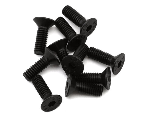 EcoPower H-2303 4x12mm "High Strength" Steel Flat Head Screws (10 Pack)