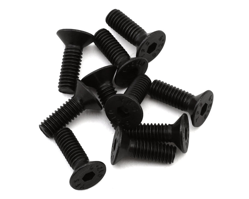 EcoPower H-2303 4x12mm "High Strength" Steel Flat Head Screws (10 Pack)