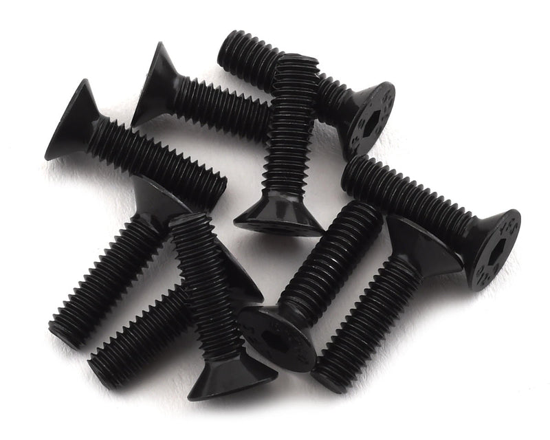 EcoPower H-2305 4x15mm "High Strength" Steel Flat Head Screws (10 Pack)