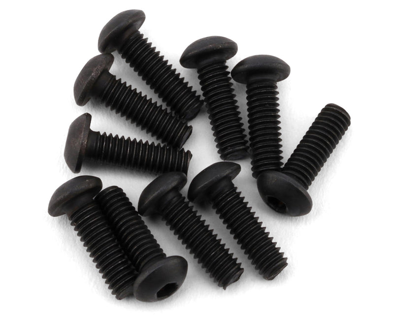 EcoPower H-3103 2.5x8mm "High Strength" Steel Button Head Screws (10 Pack)