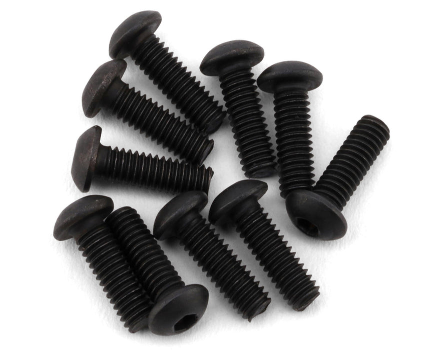 EcoPower H-3103 2.5x8mm "High Strength" Steel Button Head Screws (10 Pack)