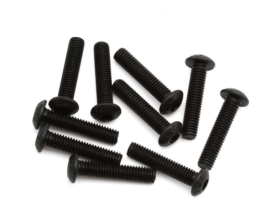 EcoPower H-3205 3x14mm "High Strength" Steel Button Head Screws (10 Pack)