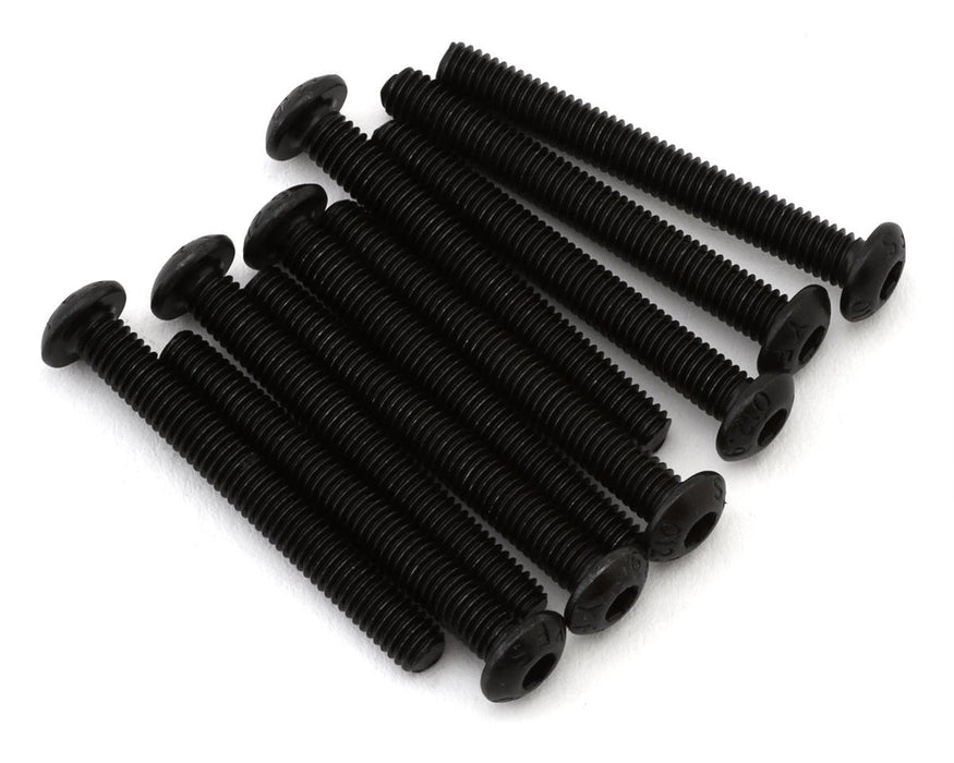EcoPower H-3208 3x25mm "High Strength" Steel Button Head Screws (10 Pack)