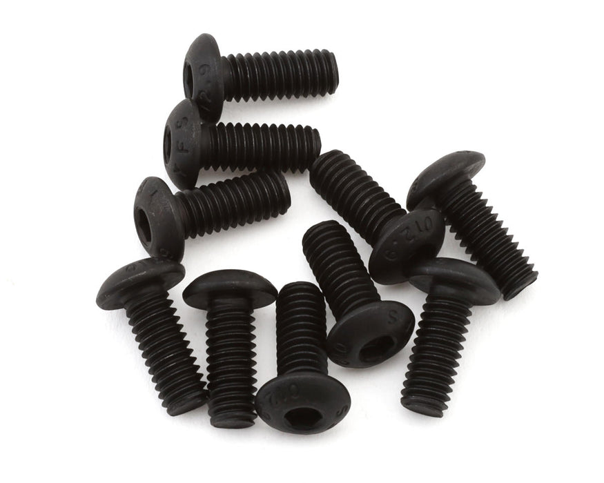 EcoPower H-3302 4x10mm "High Strength" Steel Button Head Screws (10 Pack)