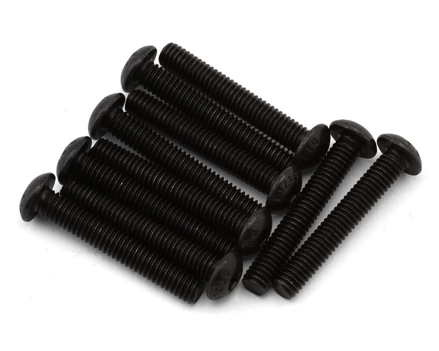 EcoPower H-3307 4x25mm "High Strength" Steel Button Head Screws (10 Pack)