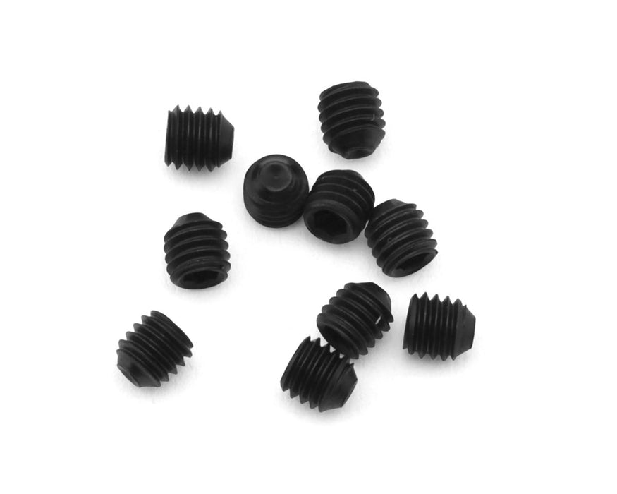 EcoPower H-4000 3x3mm "High Strength" Steel Cup Style Set Screws (10 Pack)