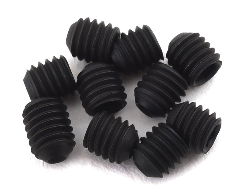 EcoPower H-4001 3x4mm "High Strength" Steel Cup Style Set Screws (10 Pack)
