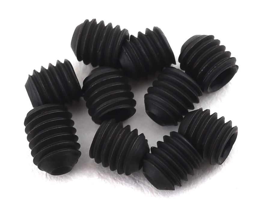 EcoPower H-4001 3x4mm "High Strength" Steel Cup Style Set Screws (10 Pack)