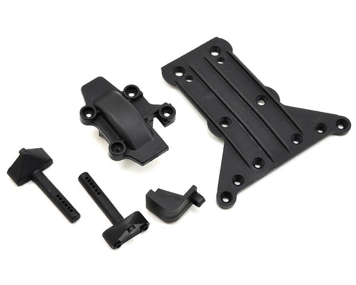 ECX 231010 Gear Cover, Kick Plate & Battery Mount Set for 1/10 4WD