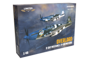 Eduard 11181 1/48 Overlord D-Day Mustang P51B Fighter Dual Combo Model Aircraft Kit