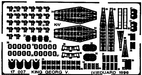 Eduard 17007 1/700 Etched Detail Parts for Tamiya King George V