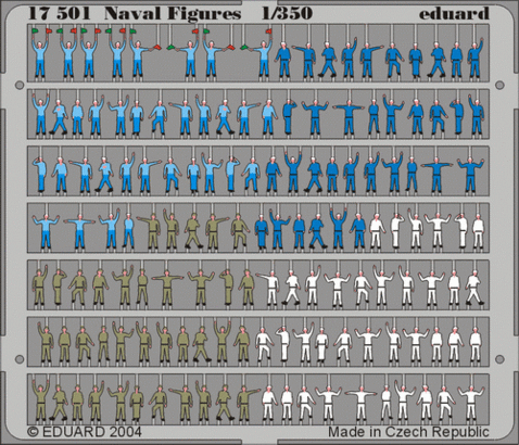 Eduard 17501 1/350 Navy Figures (Painted)
