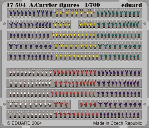 Eduard 17504 1/700 Aircraft Carrier Figures (Painted)