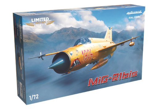 Eduard 2151 1/72 MiG21bis Jet Aircraft Dual Combo (Limited Edition Plastic Kit)