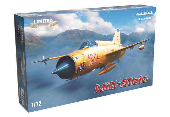 Eduard 2151 1/72 MiG21bis Jet Aircraft Dual Combo (Limited Edition Plastic Kit)