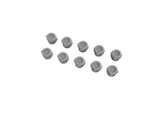 Eduard 653007 Photo-Etched / Resin 12" Searchlights for 1/350 US Navy Ships