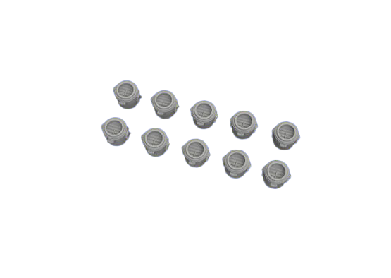 Eduard 653007 Photo-Etched / Resin 12" Searchlights for 1/350 US Navy Ships