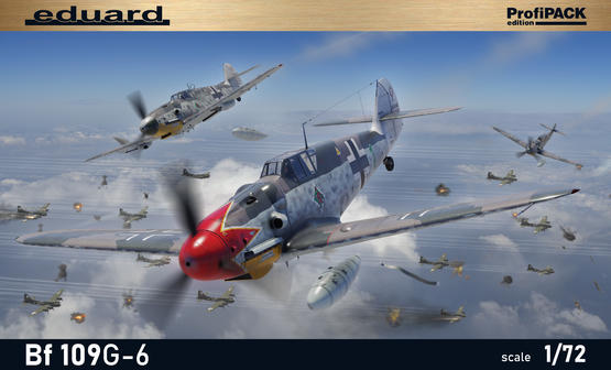 Eduard 70159 1/72 WWII Bf 109G-6 German Fighter (ProfiPack Edition) Model Aircraft Kit
