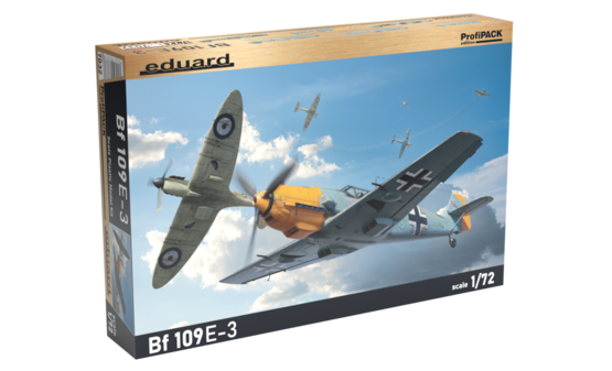 Eduard 7032 1/72 WWII Bf109E3 German Fighter (Profi-Pack Plastic Kit)