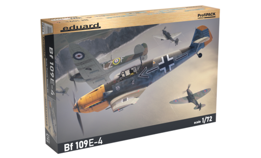 Eduard 7033 1/72 WWII Bf109E4 German Fighter (Profi-Pack Plastic Kit)