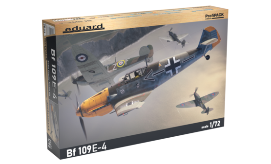Eduard 7033 1/72 WWII Bf109E4 German Fighter (Profi-Pack Plastic Kit)