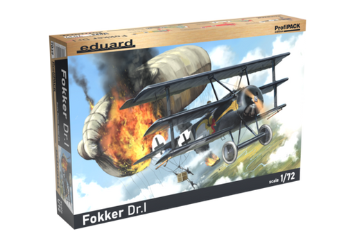 Eduard 7039 1/72 Fokker Dr I Triplane Fighter (Profi-Pack Plastic Kit)
