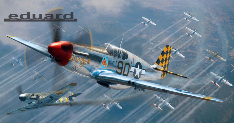 Eduard 82107 1/48 Mustang P-51B Fighter (Profi-Pack) Model Aircraft Kit