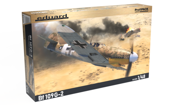 Eduard 82165 1/48 Bf 109G2 German Fighter (Profi-Pack Edition) Model Aircraft Kit