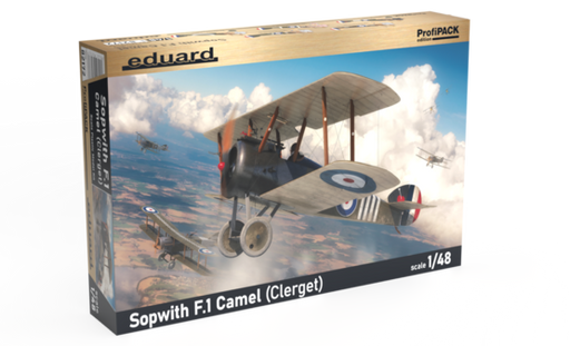 Eduard 82172 1/48 WWI Sopwith F1 Camel (Clerget) British BiPlane Fighter (Profi-Pack Edition) Model Aircraft Kit