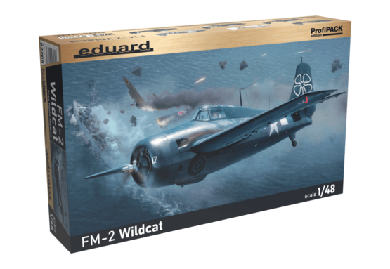 Eduard 82205 1/48 FM2 Wildcat US Fighter (Profi-Pack Edition) Model Aircraft Kit