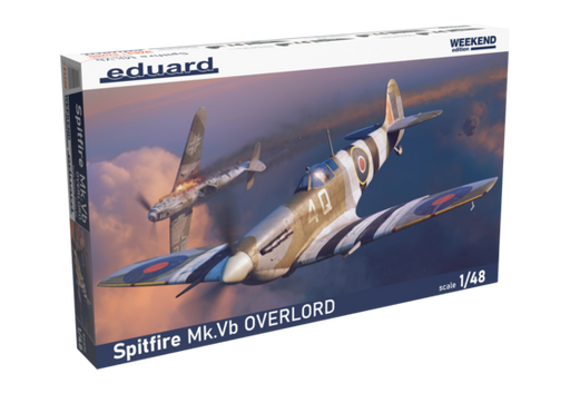 Eduard 84200 1/48 WWII Spitfire Mk Vb Overlord Fighter (Weekend Edition) Model Aircraft Kit