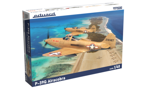 Eduard 8470 1/48 P39Q Airacobra USAAF Fighter (Weekend Edition) Model Aircraft Kit