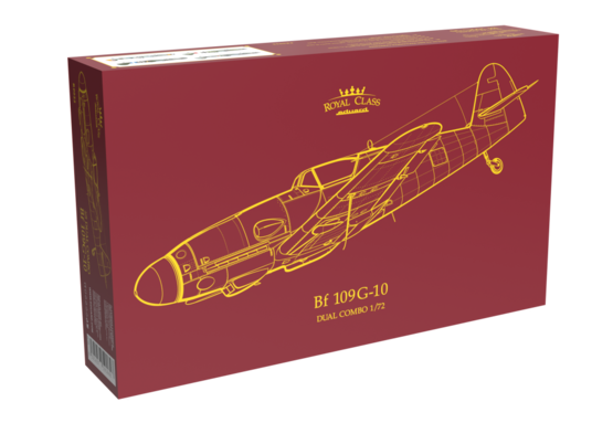 Eduard R0022 1/72 Bf 109G10 & G14/AS German Fighters Dual Combo (Royal Class) Model Aircraft Kit