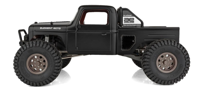 Element RC 40122C Enduro Ecto 1/10 RTR Trail Truck - Black with LiPo Battery & Charger Combo