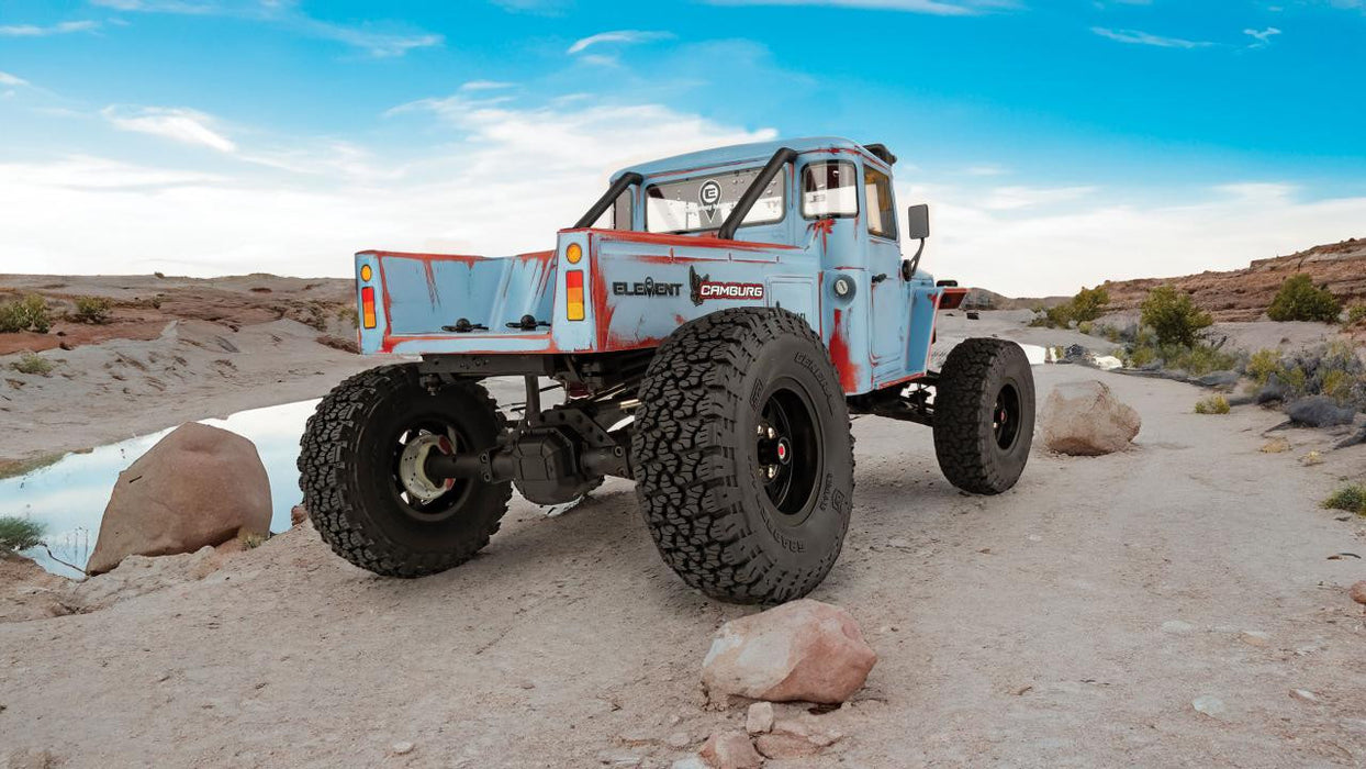 Element RC 40127C Enduro Zuul IFS2 1/10 RTR Trail Truck - Blue with LiPo Battery & Charger Combo