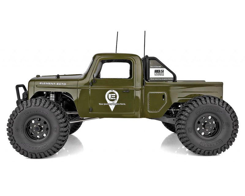 Element RC Enduro Ecto Trail Truck 4x4 RTR 1/10 Rock Crawler Combo (Green)