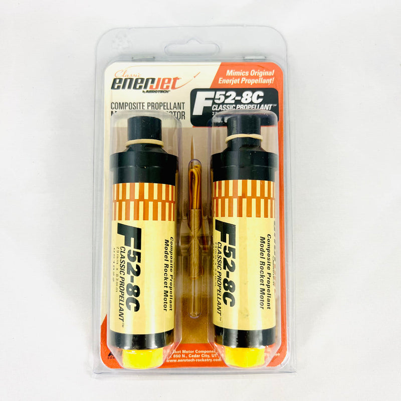 Enerjet Aerotech 65214 F52-8C Mid Power Rocket Motor (2 Pack)