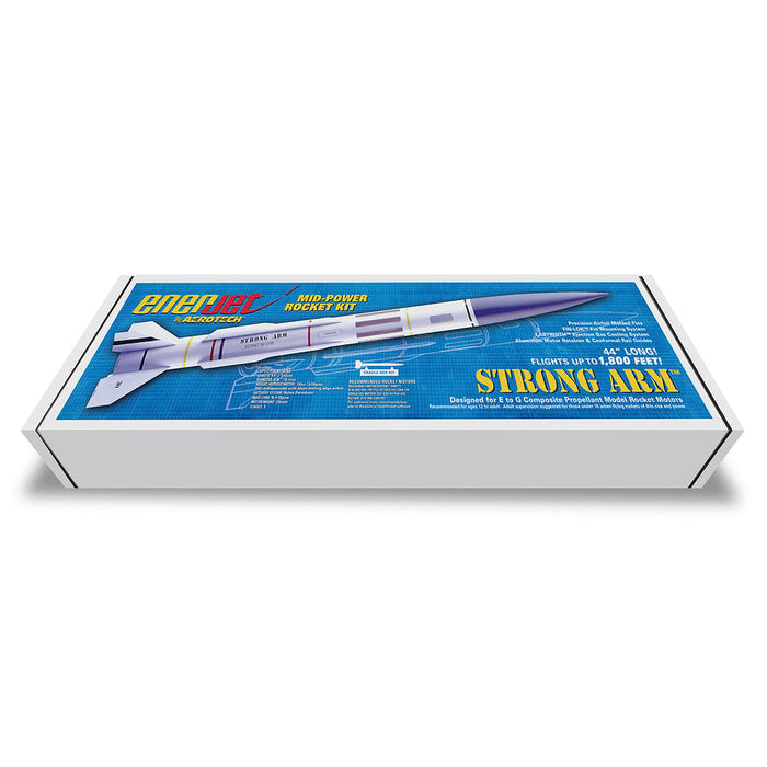 Jet Powered Model Rockets Enerjet Aerotech 89017 STRONG-ARM™ Mid Power Model Rocket Kit — White ...