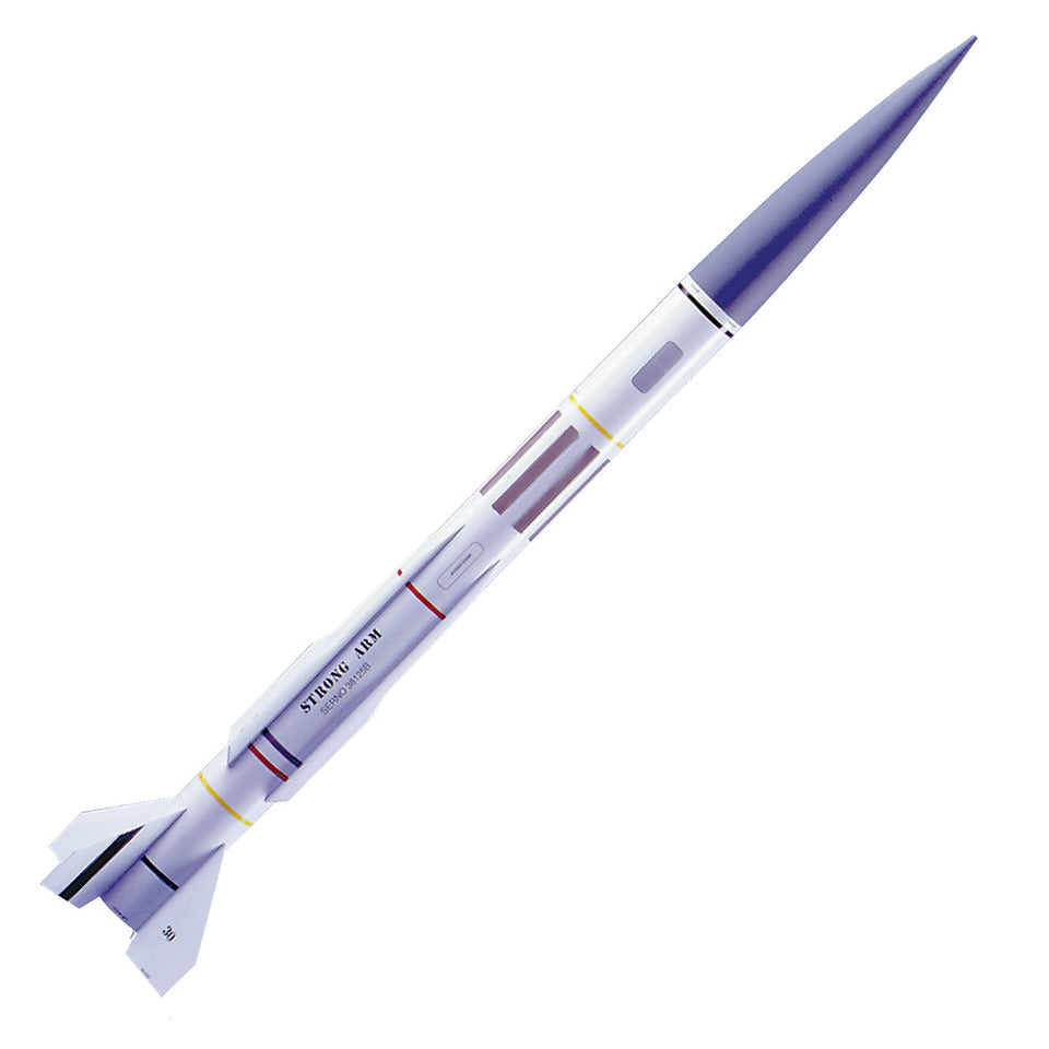 Jet Powered Model Rockets Enerjet Aerotech 89017 STRONG-ARM™ Mid Power Model Rocket Kit — White ...