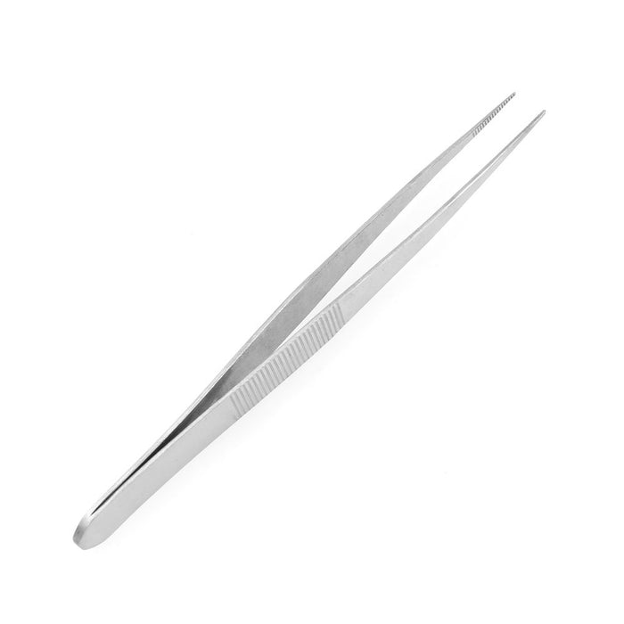 Enkay 1042-C 4 1/2 Stainless Steel Straight Tweezers