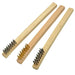 Enkay 1660-3C Mini Wire Brush Set with Wood Handles 3 Pack