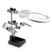 Enkay 4025 Helping Hands Magnifier with Soldering Iron Holder & LED