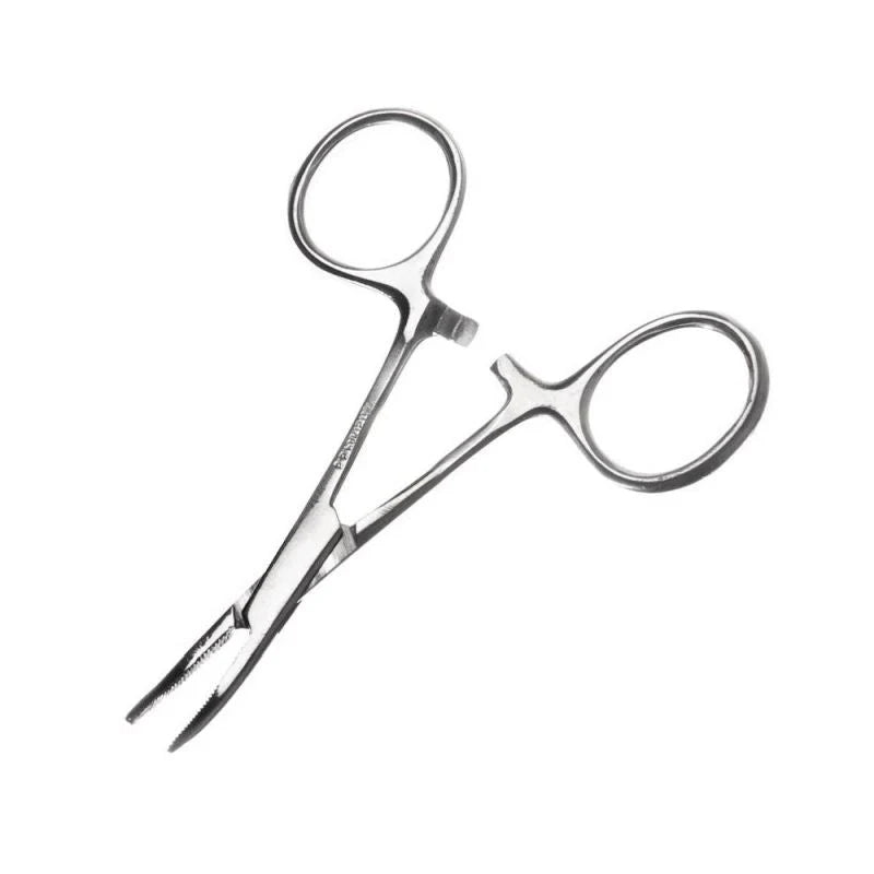 Enkay 4358-C 3 1/2 All Purpose Curved Clamp Hemostat