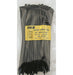 Enkay 7100 Black Nylon Cable Zip Ties 100 Pack Assorted Sizes