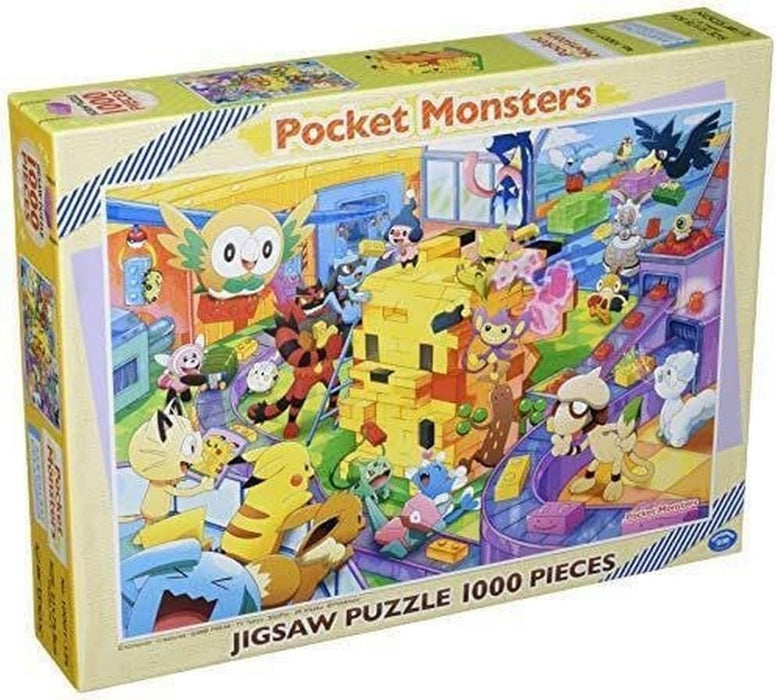 Ensky 1000T-134 Pokemon Let's make it together! Pikachu Blocks Jigsaw Puzzle (1000 Pieces)