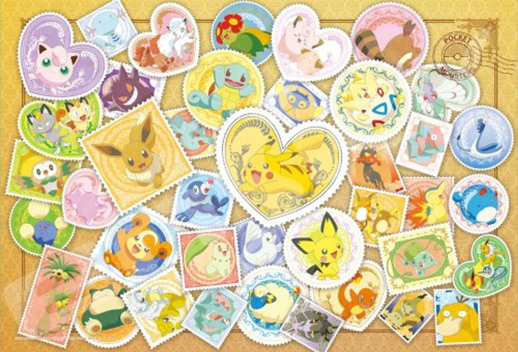 Ensky 108-L01 Pokémon Postage Stamp Art Jigsaw Puzzle (108 Pieces)