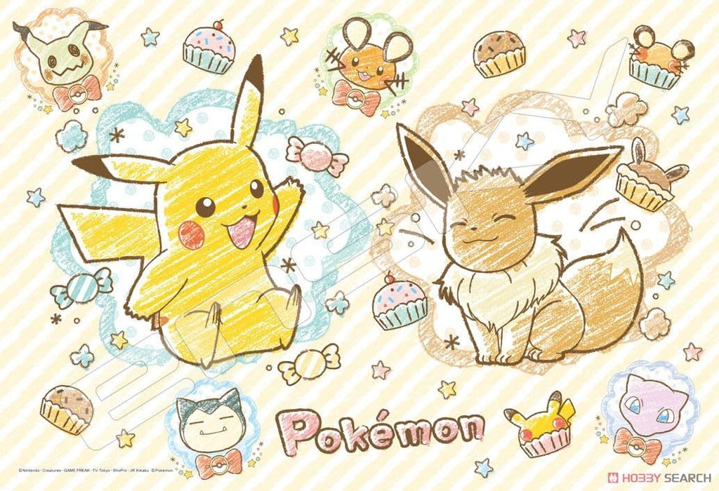 Ensky 108-L756 Pokémon Crayon Art Jigsaw Puzzle (108 Pieces)