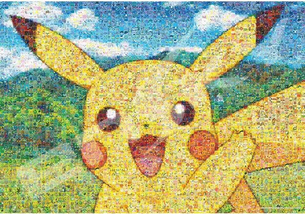 Ensky 500T-L17 Pokémon Mosaic Art R Pikachu Jigsaw Puzzle (500 Pieces)